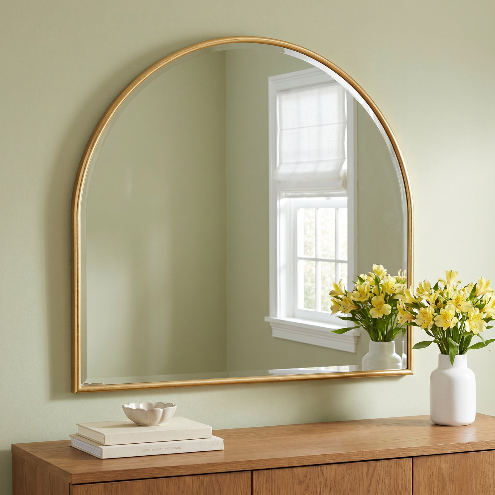 Bellport 40" Accent Mirror, Gold