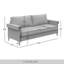 Causeuse de réception en tissu 56,30 po Snaresbrook-1777971099
