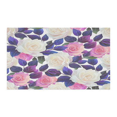 Tapis tressé Flower Drift