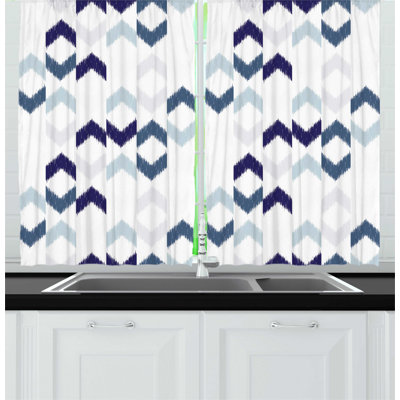 Pointed Kitchen Curtain
