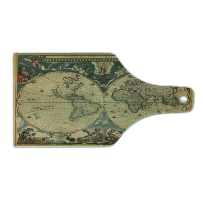 East Urban Home Glass Christam Cutting Board