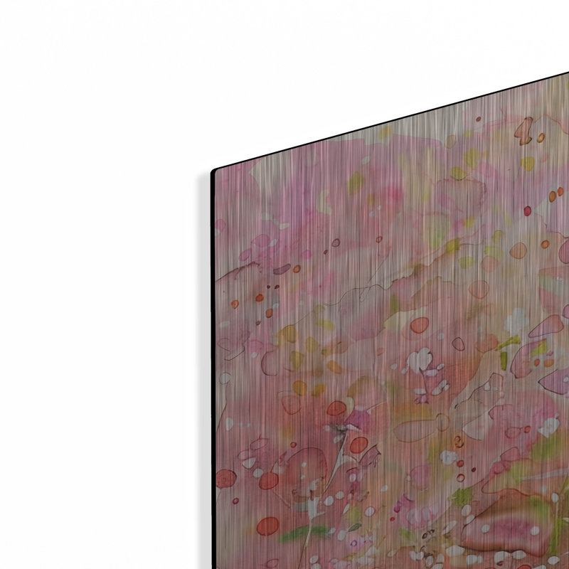 Art mural en métal «Le Christ parmi les fleurs» par Ivan Guaderrama, H 36 po x l 36 po