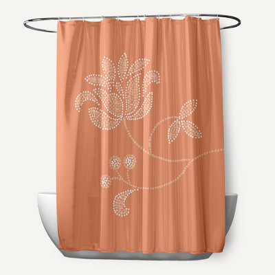 Aouab Floral Shower Curtain