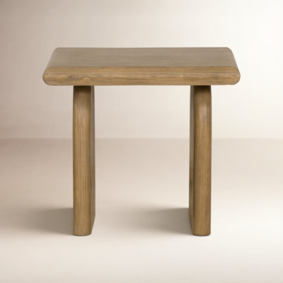 Fen Solid Wood End Table