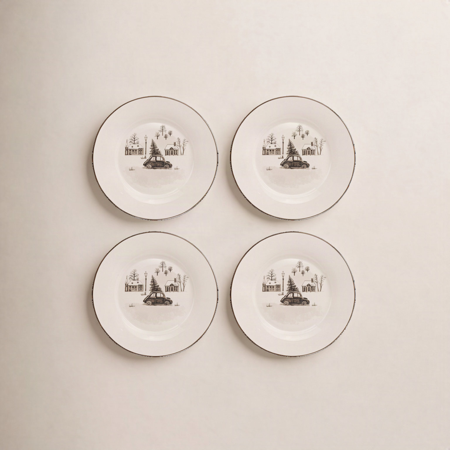 Scandinavian Wonderland Scandinavian 8" Salad Plate