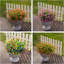 Fleurs artificielles artificielles pour l'extérieur