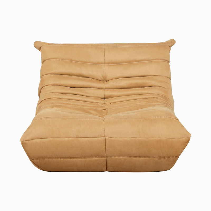 Chaise d'appoint luxueuse luxueuse 1 pièce, Jaune