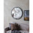 Unique Metal-Framed Industrial Round Mirror For Stylish Wall Decoration