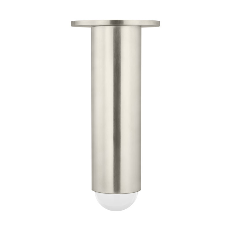 Ebell 1 - Light LED Flush Mount, Antique Nickel