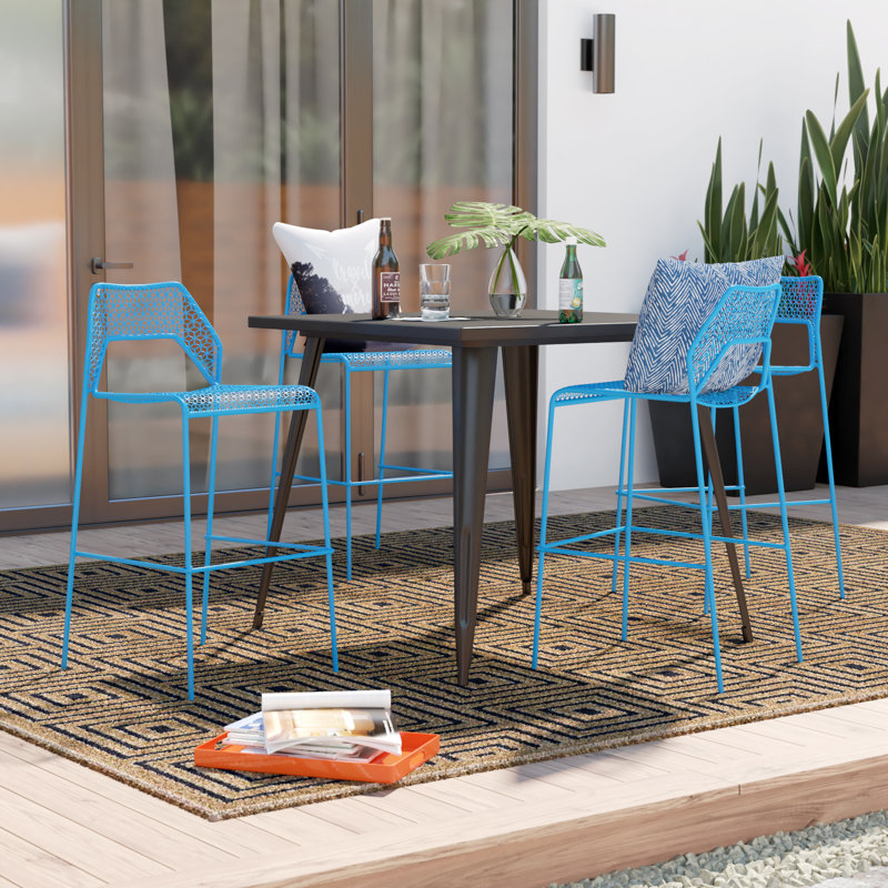 Tabouret Hot Mesh, Rouge humble, Tabouret de bar (siège d’une hauteur de 30,5 po)