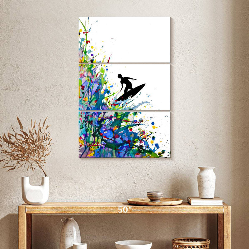 Senne A Pollock's Point Break, 38" H x 24" W