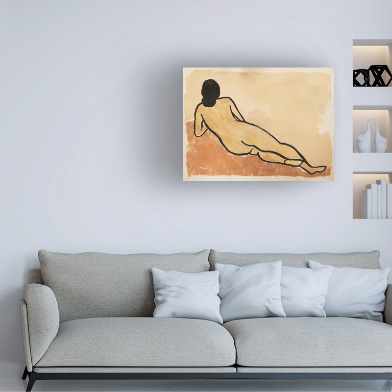 «Afprès Repose II» sur toile, H 24 po x l 32 po