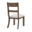 Chaise d'appoint rembourrée (ensemble de 2)