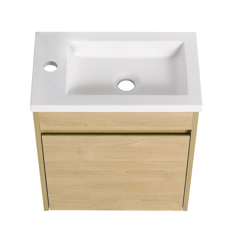 Petit meuble-lavabo flottant pour salle de bain