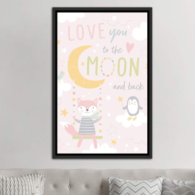 To the Moon II par Nina Seven - reproduction d'art
