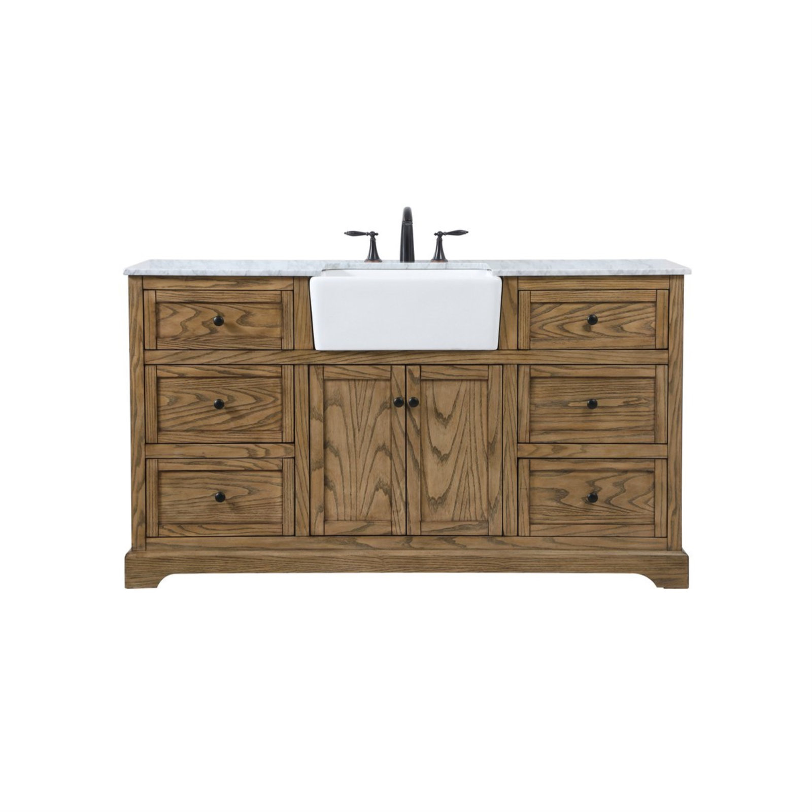 Pardue 60'' Single Bathroom Vanity, Driftwood
