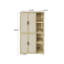 Armoire Balamore, armoire de rangement avec 4 portes, 4 tablettes et 4 tablettes intérieures réglables-777704774