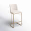 Rayla Upholstered Stool with Metal Frame