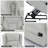 Power Lift Recliner with Massage and Heating Upholstery Tacks Chenille Fabric-369407010