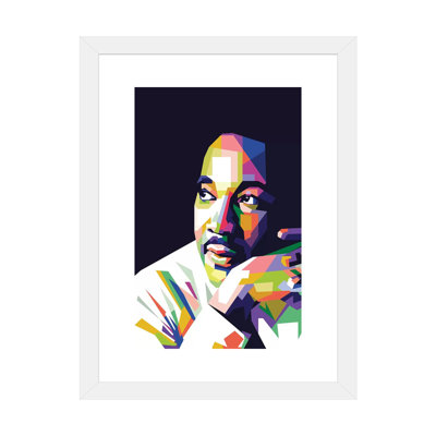 Martin Luther King Jr par Dayat Banggai-impression d’art graphique