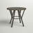 Bruce Ash Round Metal Base Dining Table-1029012781