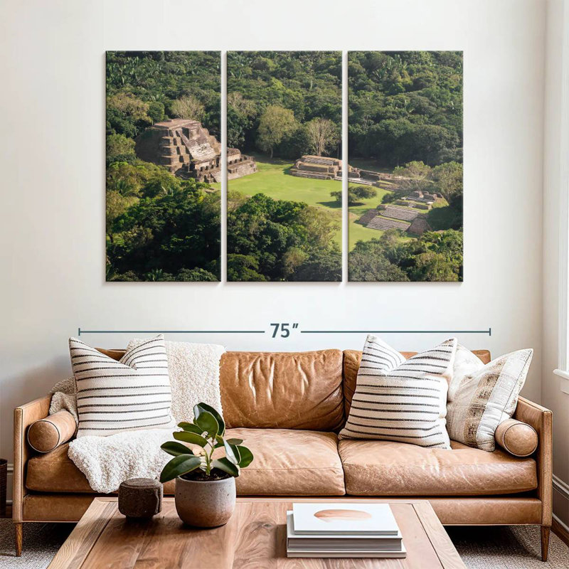 Rorry Altun Ha Ruins, 42" H x 65" W