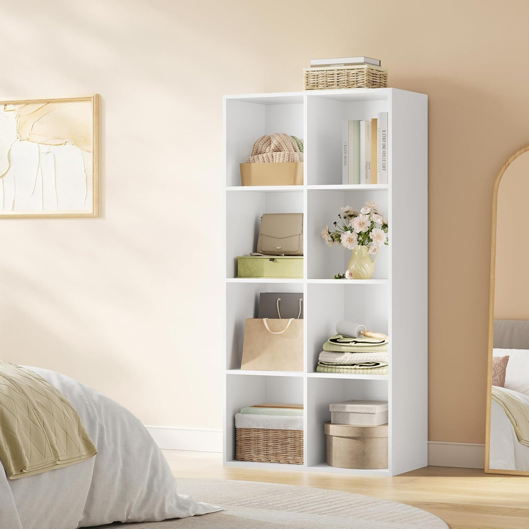 Drewett 121cm H x 60cm W Standard Bookcase