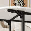 Table basse ovale pliable avec côtés rabattables 47,2 po