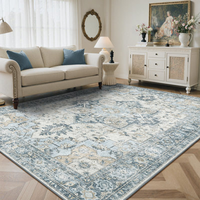Roehit Oriental Performance Machine Washable Area Rug