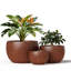 Pot à fleurs en béton 3 pièces Gibson-126478744