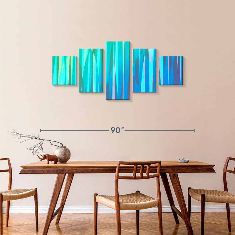 Swaying Spectrum II, 34" H x 74" W