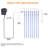 160 in. Solar Twinkle Globe Icicle Lights and Lamps Lamp Lighted Christmas Tree