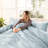 400 Thread Count Organic Cotton Sateen Duvet Cover Set-481812907-481812904