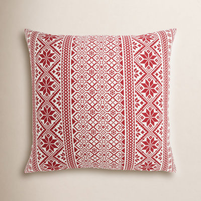 Glenroy 20" x 20" Cotton Throw Pillow