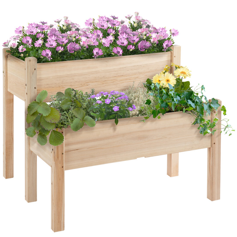Raised Garden Bed, Natural