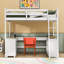Lit mezzanine avec bureau en U et tablettes de rangement-882918579-882918578