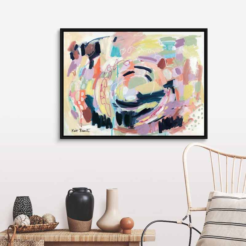 « Shelter » par Kait Roberts, reproduction d’art sur toile, H 32 po x l 42 po x P 1,75 po, Cadre noir
