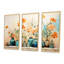 Aquarelle florale bleue II - art mural Boho-1688307341-1688307340