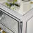 Damiyan 22'' W Glass Nightstand