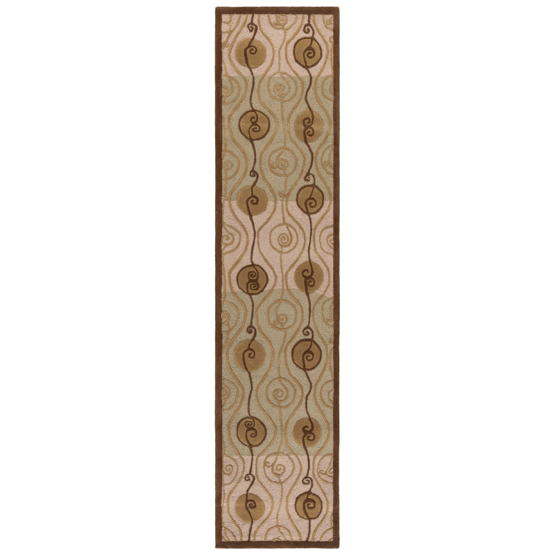 Brazeal Soho Hand Tufted Wool Pile Oriental Rug, Rectangle 4' x 6'