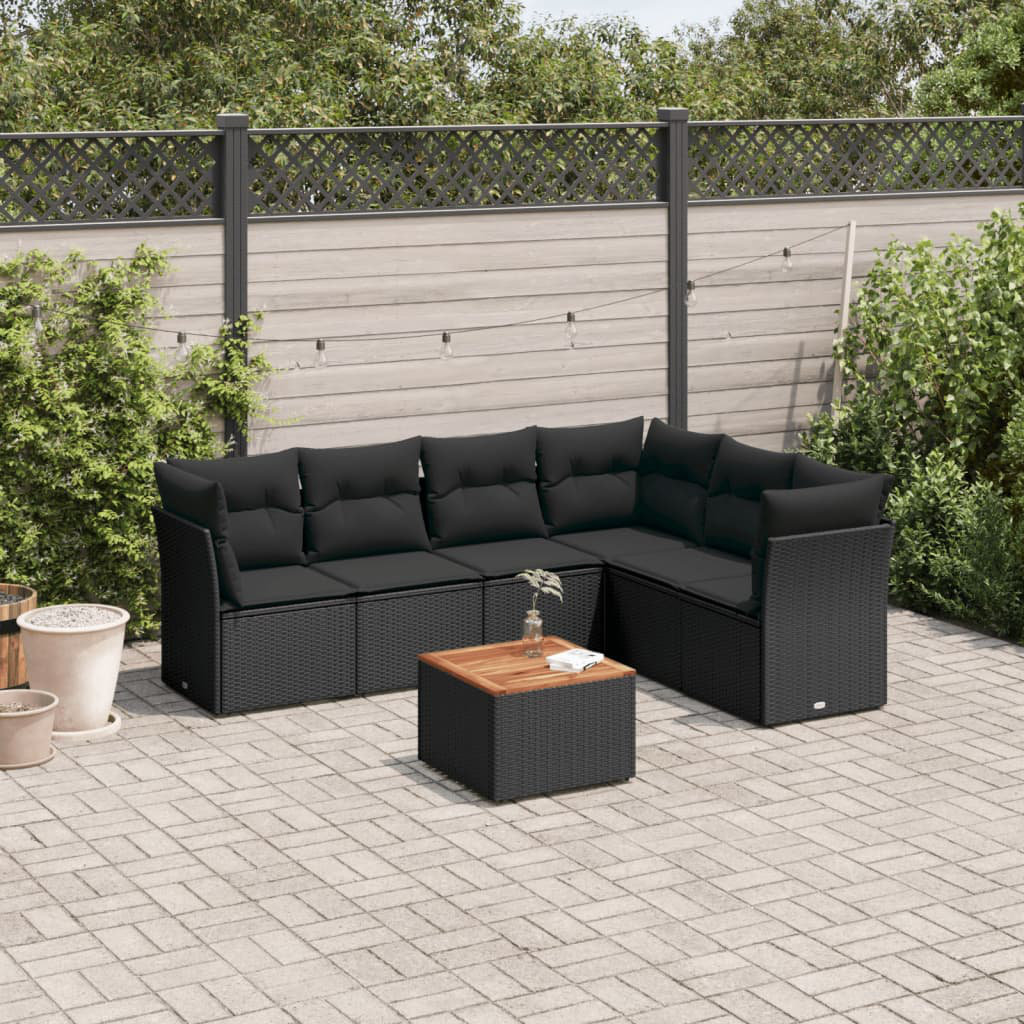 Gartensofa mit Kissen