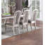 Ensemble de 2 chaises de salle à manger, chaises capitonnées au design unique et chaises d'appoint