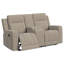 Hohman Upholstered Motion Reclining Loveseat Taupe