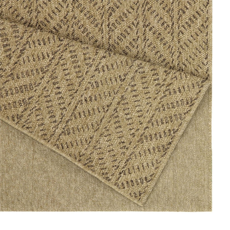 Earth Jute/Mocha Indoor/Outdoor Area Rug, Rectangle 7'10" x 10'3"