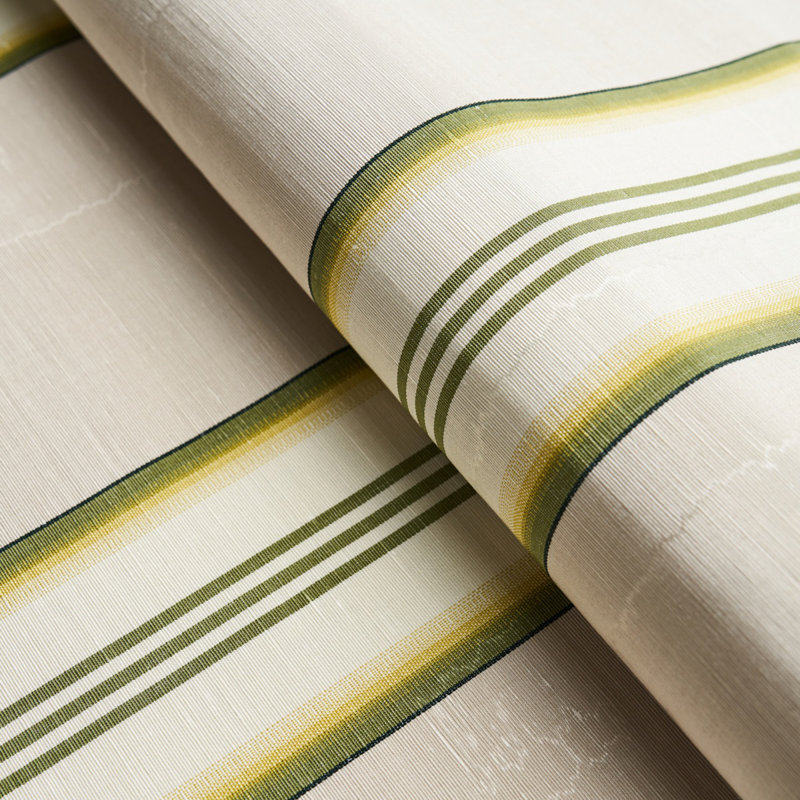 Randolph Stripe Moiré Fabric, Magnolia