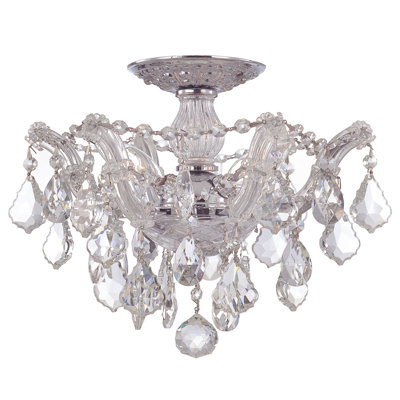 Plafonnier semi-encastré 3 lumières 13,5 po Weekes