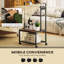100cm H x 55cm W Printer Stand with Wheels