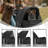 Foldable Pet Stroller, 3 Wheels Folding Carrier Jogger Stroller for Dogs Cats with Canopy and Basket-111302515