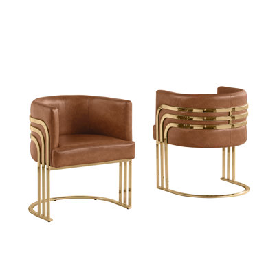 25'' Wide Velvet Barrel Single Chair