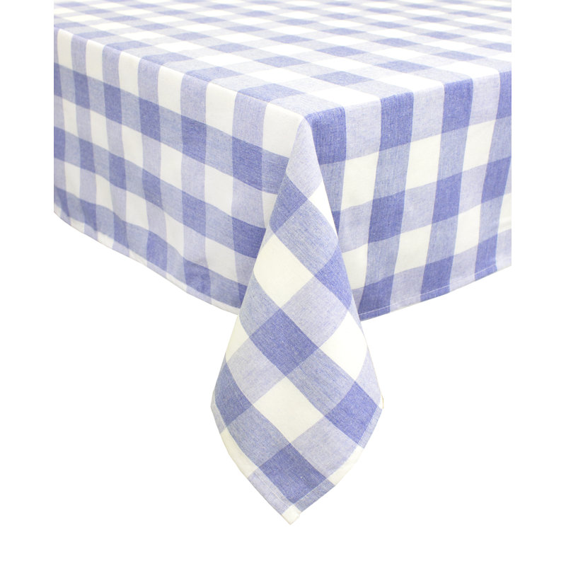 Chemin de table Blue Country Buffalo, Bleu, 54 po x 16 po